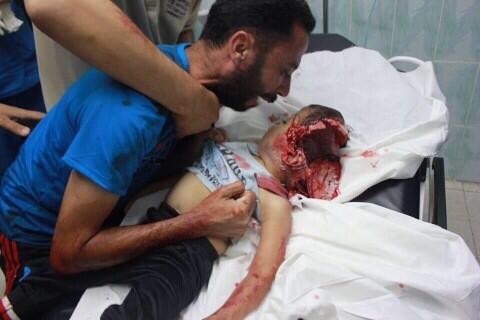 look and try not to cry at a gaza child still allegedly alive